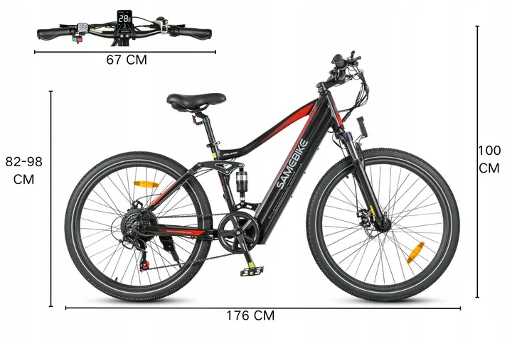 SAMEBIKE XD26-II E-Bike All-Terrain image 15