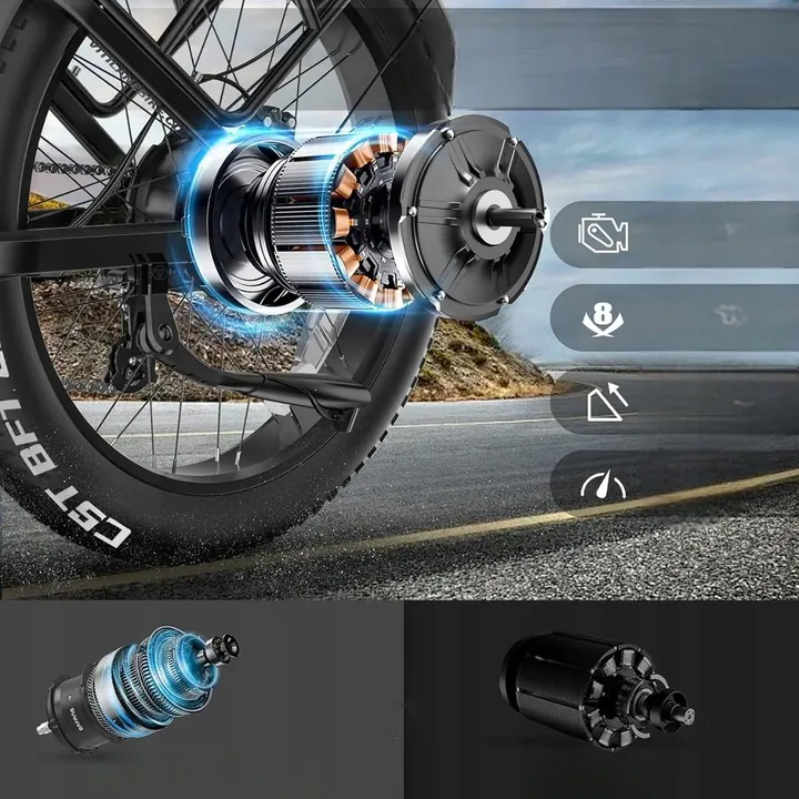 Motore 1600W del VITILAN T7 PRO per prestazioni elevate fino a 56 km/h